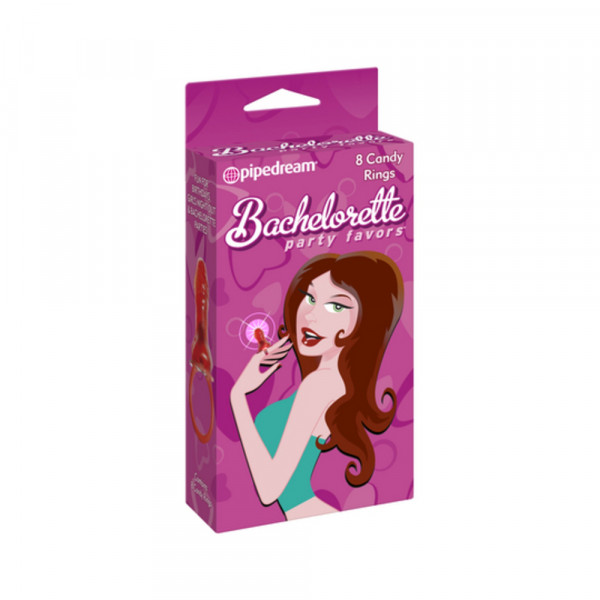 Bachelorette Party Favors Candy Rings - 8pc