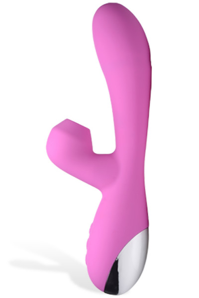 Inmi Shegasm 8.75" Come-Hither Rabbit Vibrator With Suction