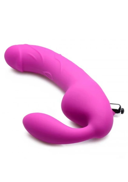 Royal Rider Vibrating Silicone Strapless Strap-On Dildo