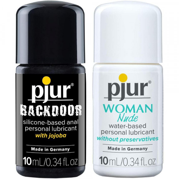 Pjur Mini Collection of Assorted Lubricants | 4-Pack of 0.34ml each (1oz)