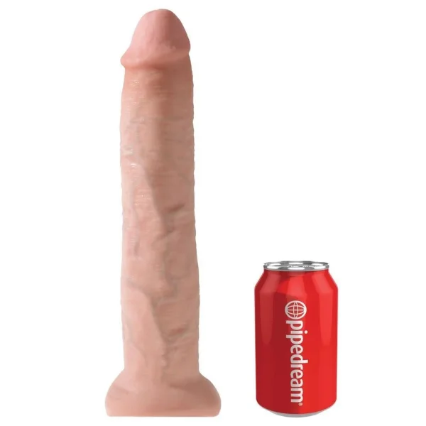 King Cock 13" Suction Cup Dildo - Vanilla
