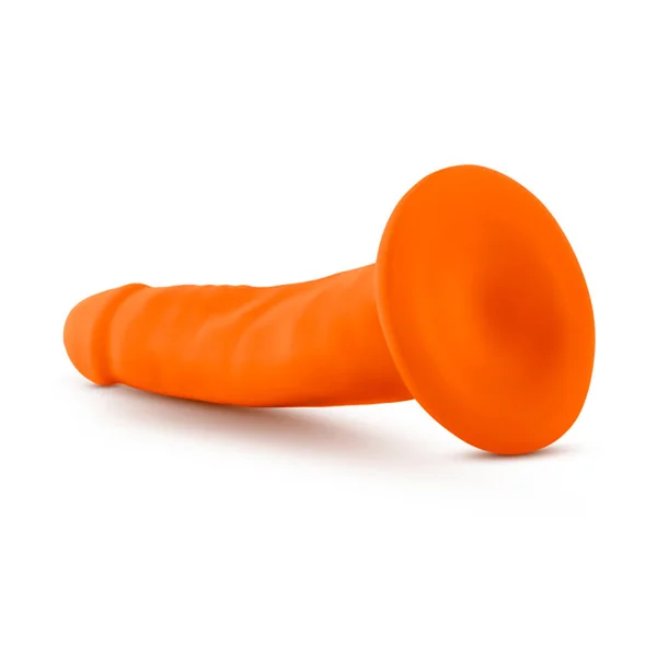 Neo - 5.5 Inch Dual Density Cock - Neon Orange — image 14 of 16