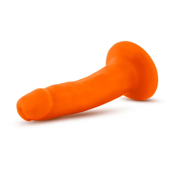 Neo - 5.5 Inch Dual Density Cock - Neon Orange — image 13 of 16