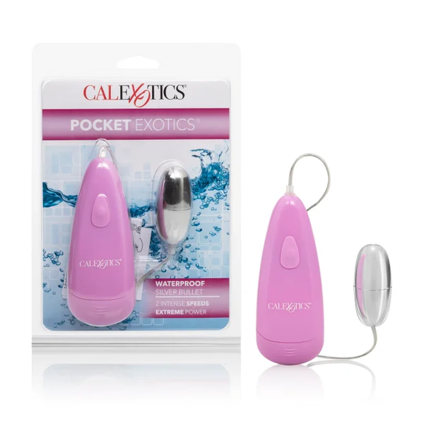 Pocket Exotics Waterproof Silver Bullet - Pink — image 14 of 14
