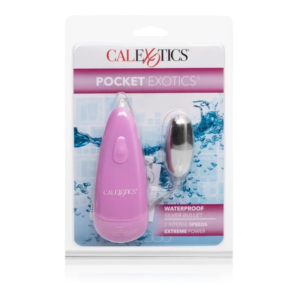 Pocket Exotics Waterproof Silver Bullet - Pink — image 12 of 14