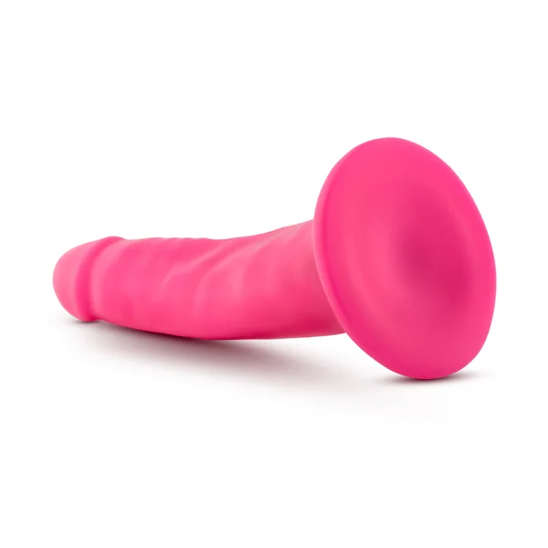 Neo - 5.5 Inch Dual Density Cock - Neon Pink — image 21 of 24