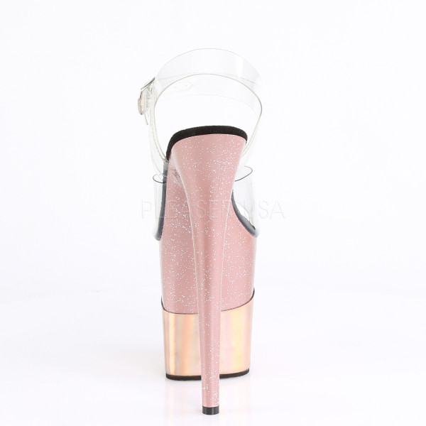 8 inches Heel, 4 inches PF Ankle Strap Sandal — image 20 of 25