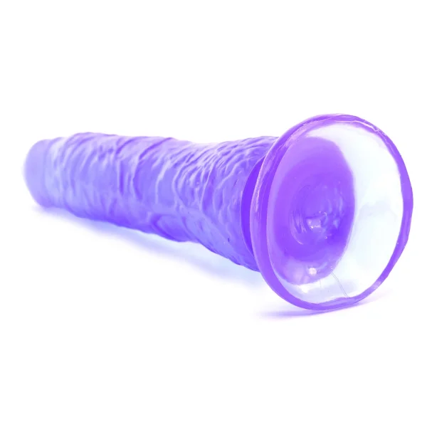 Basix Rubber Works - Slim 7 Inch With Suction Cup - Purple