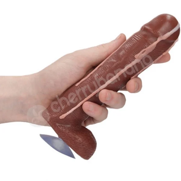 S-Line Cum Covered Brown Dicky Soap With Balls