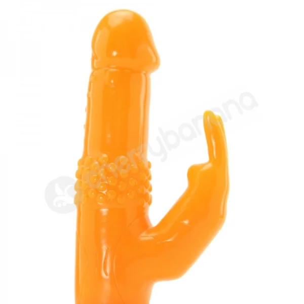 Neon Luv Touch Orange Rabbit Vibrator