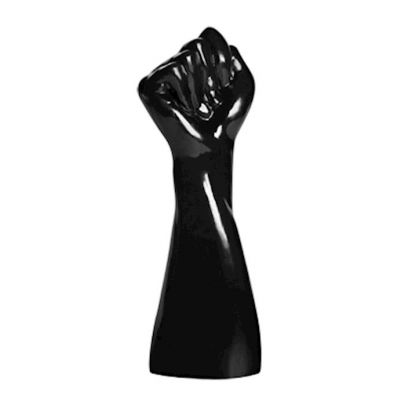 Rise Up Black Pvc Fist Black