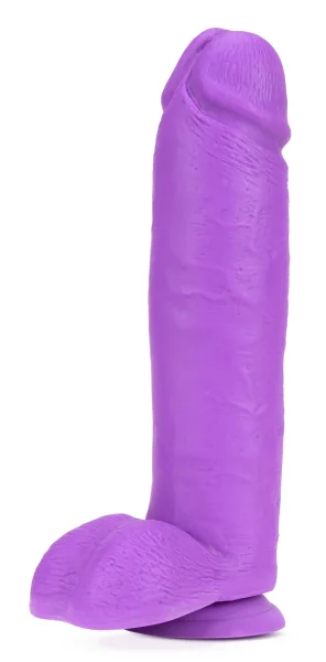 Neo - 10 Inch Dual Density Dildo - Neon Purple