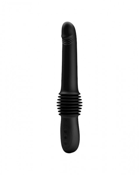 Pazuzu Thrusting Vibrator - 14.1 Inch - Black - 14.1 Inch