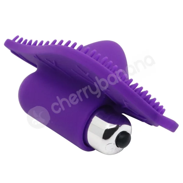 Cherry Banana Purple Vibrating Love Leaf Stimulator