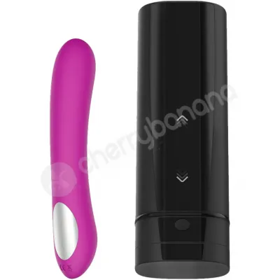 Kiiroo Onyx Interactive Masturbator Purple Pearl 2 Vibrator Couples Set