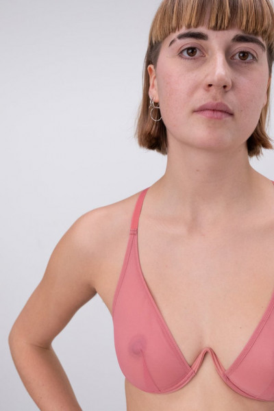 Fast Girls Bra by La Fille d'O - Coral