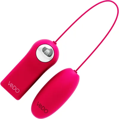 AMI Remote Control Silicone Vibrating Bullet By VeDO Foxy Pink