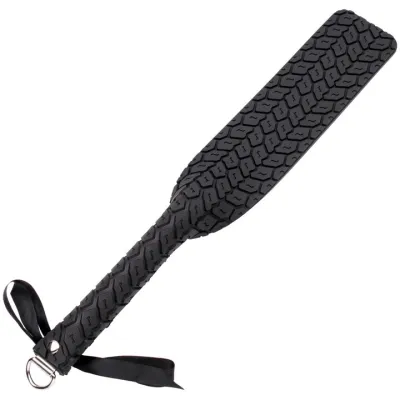 Sei Mio Tread Carefully Rubber Tyre Spanking Paddle 15 Inch