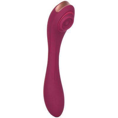 Bondara Tap That Burgundy 15 Function Dual Ended Tapping Vibrator