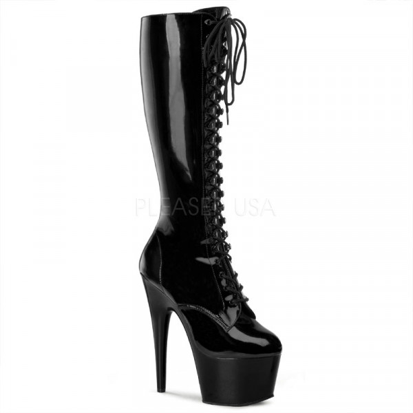 ADORE-2023 - 7" Lace-Up Stretch PF Knee Boot, Side Zip — image 5 of 8