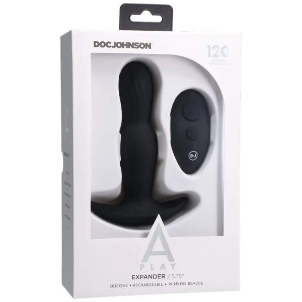 Doc Johnson A-Play Expander Rechargeable Anal Plug with Remote