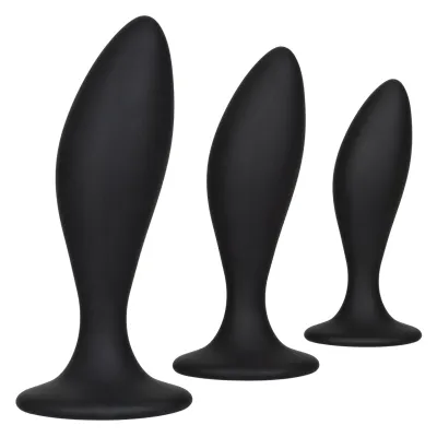 Silicone Anal Curve Kit 3 Butt Plugs
