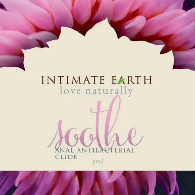 Intimate Earth Soothe Anal Anti Bacterial Glide Foil Pack each