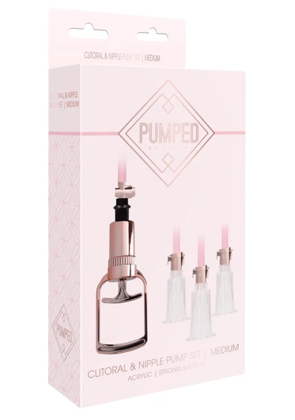 Pumped Rose Gold Clitoral & Nipple Pump Set