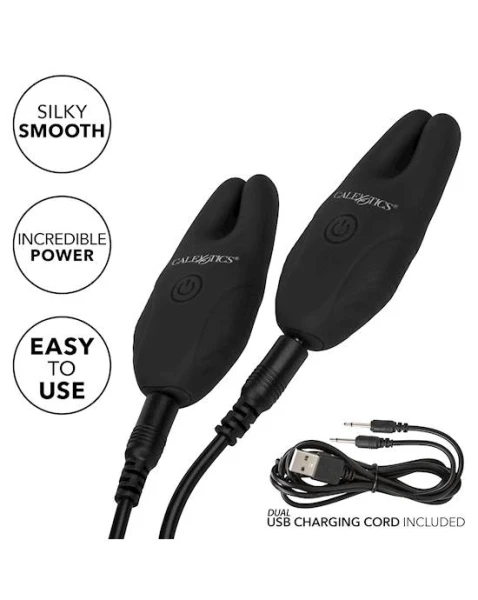 Silicone Remote Nipple Clamps - Black