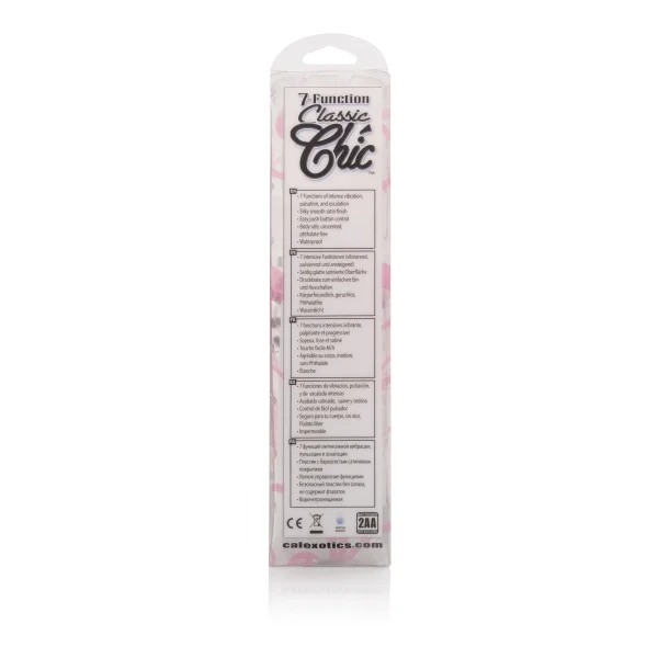 7 Function Classic Chic  6 Inches Vibe - Pink