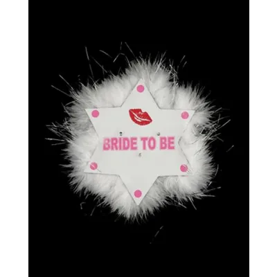 Flashing Bride To Be Star Brooch