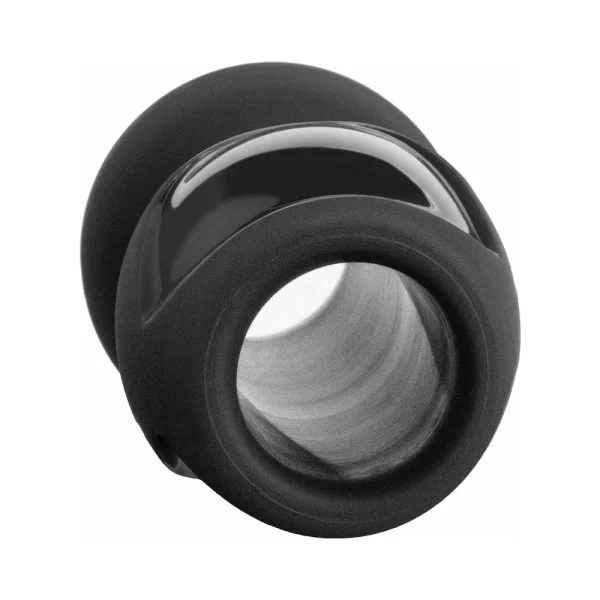 Platinum Silicone The Stretch Silicone Anal Plug Medium - Black — image 8 of 13