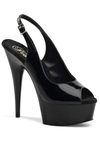 Pleaser Delight 6" Slingback Platform Sandal