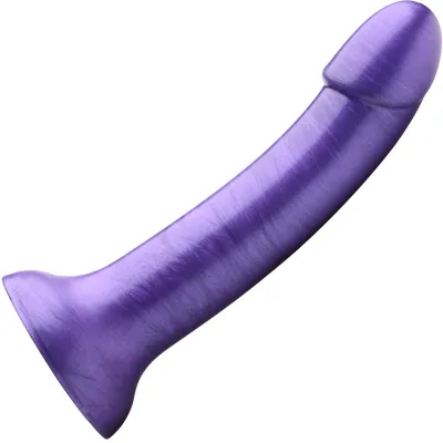 Strap U G Tastic Silicone 7 G Spot Dildo With Suction Cup Base Metallic Purple