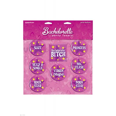 Pipedream Bachelorette Party Buttons