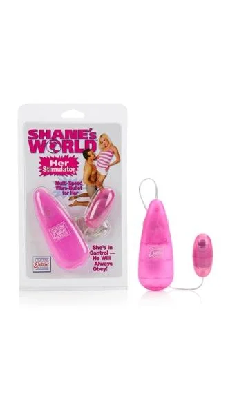 Shanes World Her Stimulator Vibro Bullet - Pink