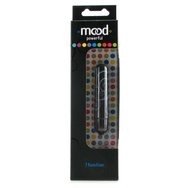 Doc Johnson Mood - Powerful Bullet-Style Black Super-Quiet Vibrator