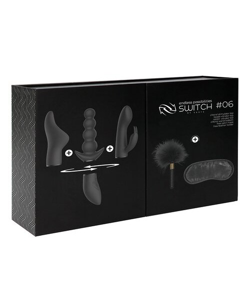 Switch 10 Function Massage Wand Vibrator & Attachment Kit — image 9 of 10