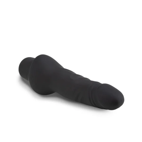 Silicone Willy's - Cowboy - 6.25 Inch Vibrating Dildo - Black