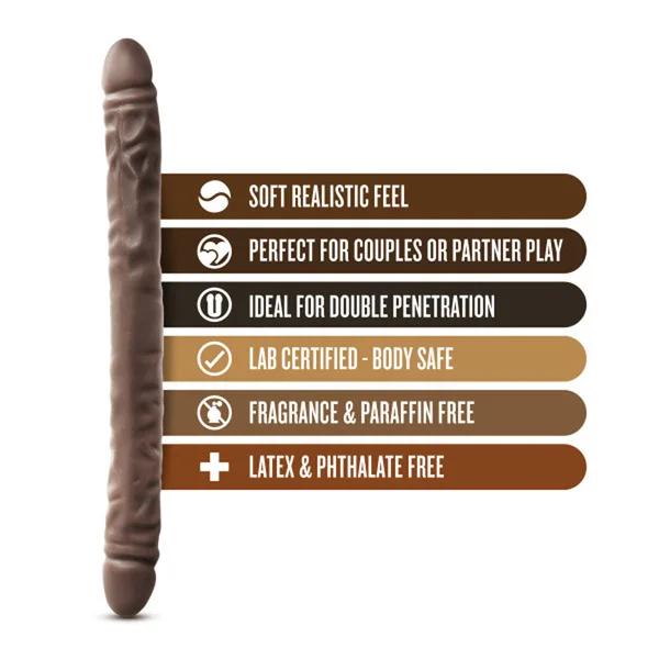 Dr. Skin - 18 Inch Double Dildo - Chocolate — image 10 of 11