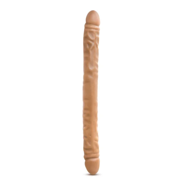 Dr. Skin - 18 Inch Double Dildo - Mocha — image 15 of 17