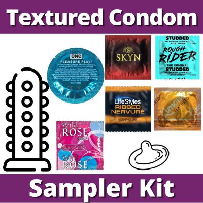Textured Condom Sampler 12 Pack