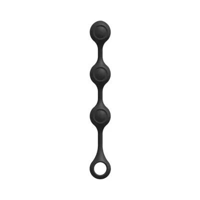 Kink Weighted Silicone Anal Balls Black 13 5 Inch