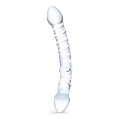 Glas Double Trouble 10 Dildo