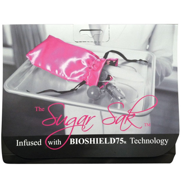 Sugar Sak Anti-Bacterial Toy Bag Large - Pink