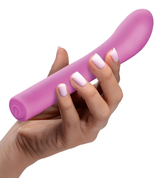5 Star 9x Come-hither G-spot Silicone Vibrator - Pink