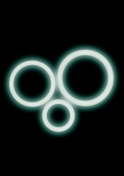 Performance - Vs4 Pure Premium Silicone Cockring Set - White