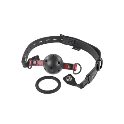Saffron Interchangeable Gag Black red Black red