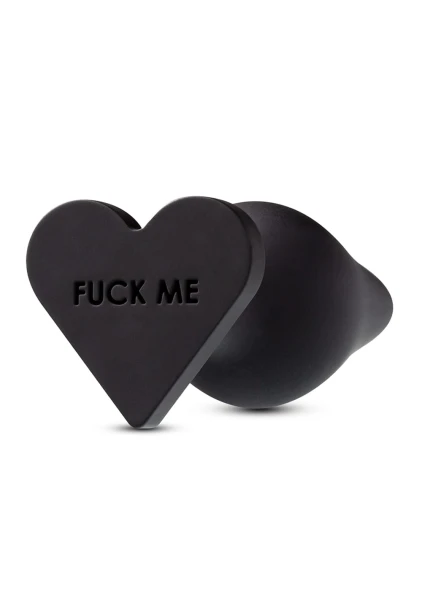 Blush Temptasia Fuck Me Silicone Heart Butt Plug