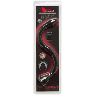 KINK THE SERPENT SECONDSKYN DUAL DENSITY SILICONE ANAL SNAKE